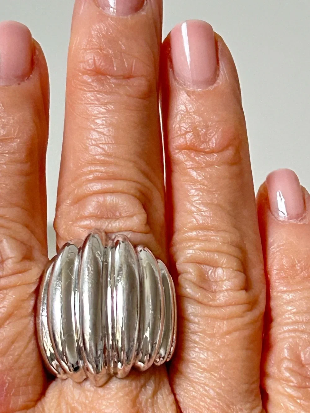Gold & Silver Costume 2pc Ring Set